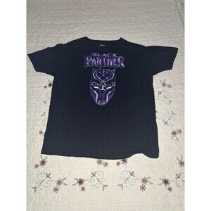 Lot of 4 Marvel Graphic T Shirts Mens Large Black Panther Captain America